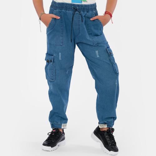 Детски дънки за момче RG Cool със странични джобове