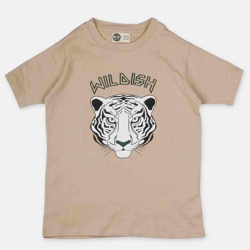 Childrens t-shirt unisex  Wildish   -  Beige
