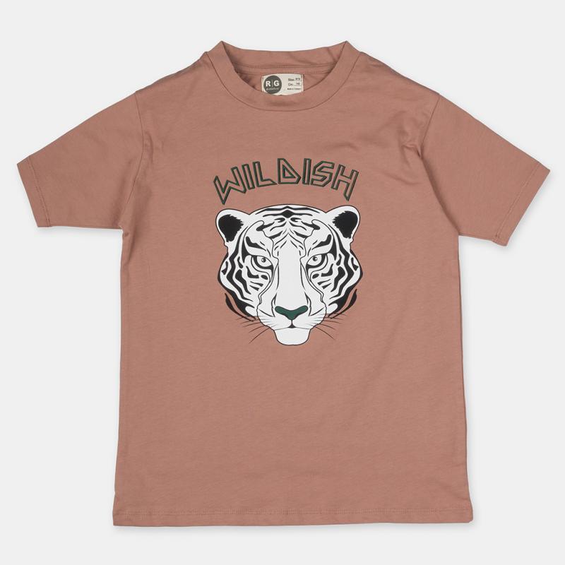 Childrens t-shirt unisex  Wildish   -  Brown