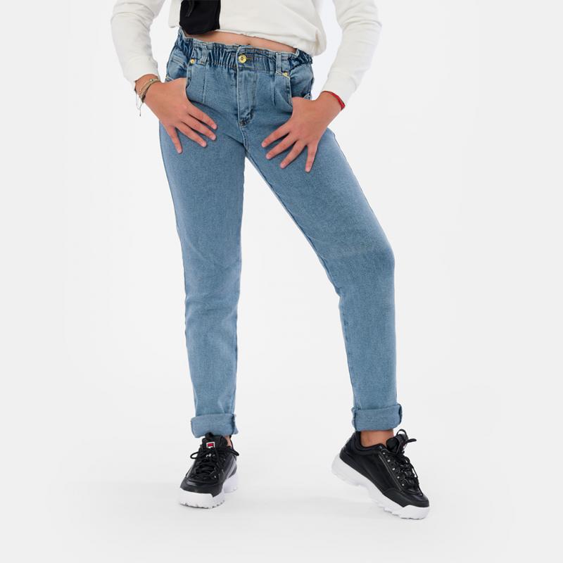 Dětské džíny  с ластик  Pro dívky  Rois blue   класически