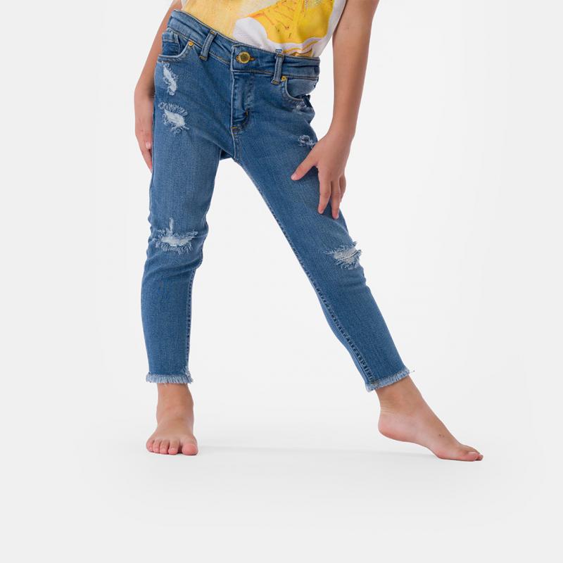 Childrens jeans For a girl  7/8 Miss rois  torn