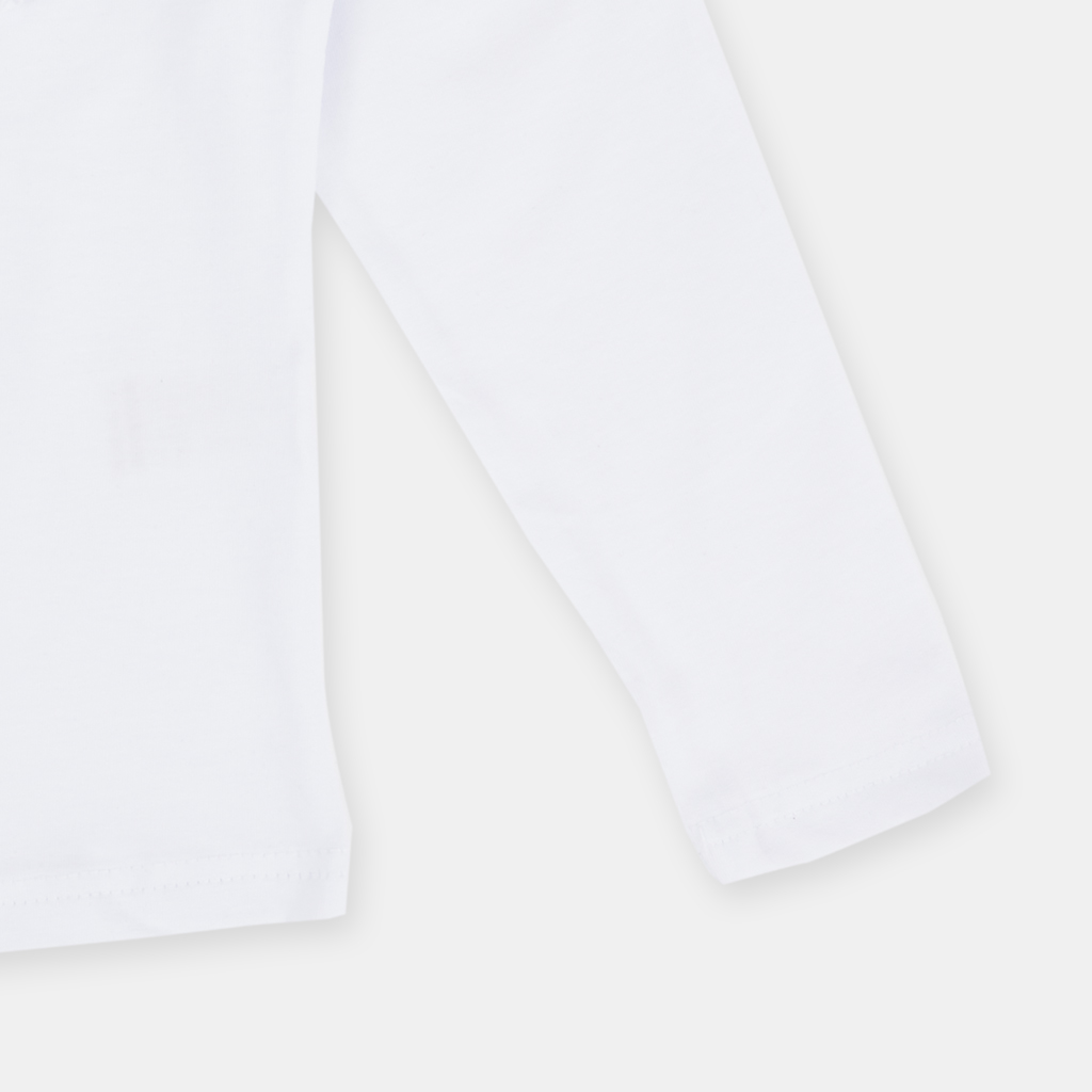 Παιδικη μπλουζα Για Κορίτσι καθαρό σχέδιο  Simple White  ασπρα
