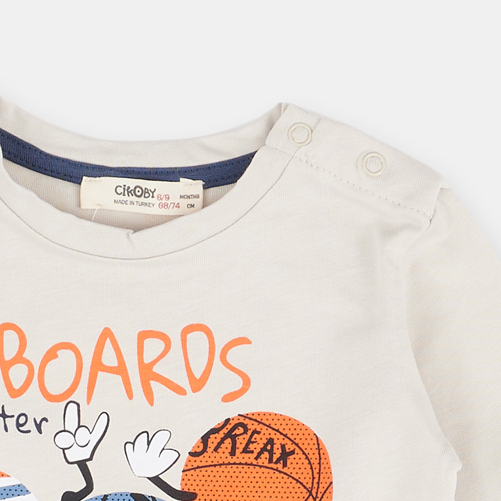 Παιδικη μπλουζα με σταμπα Για Αγόρι  Cikoby Boards