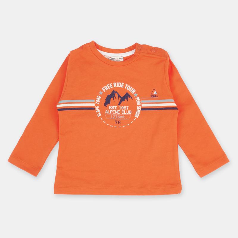 Childrens blouse For a boy  Cikoby Free Ride  Orange