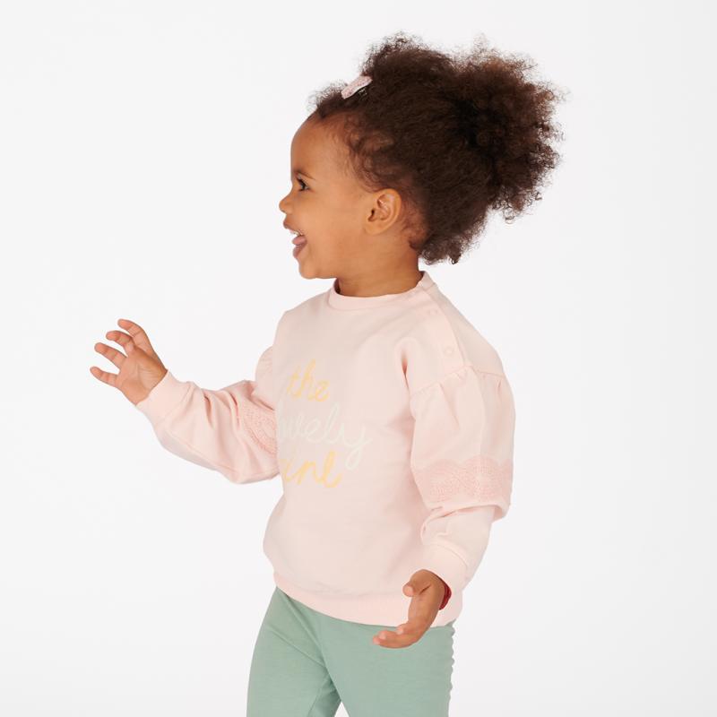 Childrens blouse with long sleeves  The Lovely Girl Pink  Pink