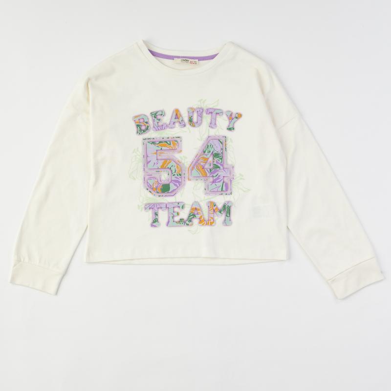 Childrens blouse For a girl  Cikoby   Beauty Team  White