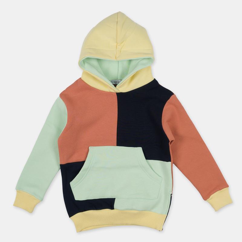 Childrens sweatshirt with a hood For a boy  Colors  Color
