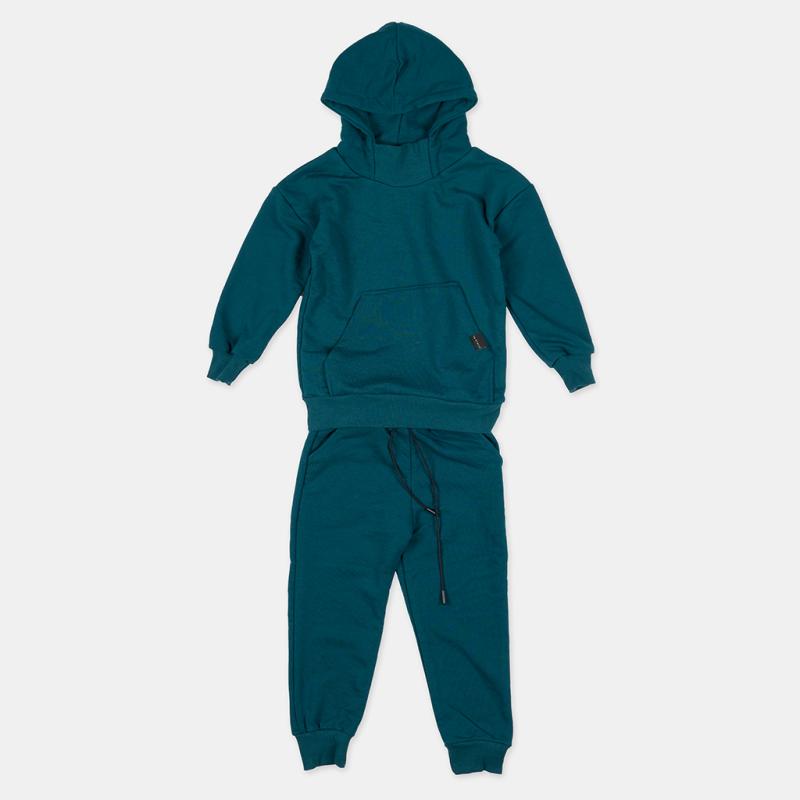 Childrens clothing set For a boy  RG Petrol  Sweatshirt tracksuit Green