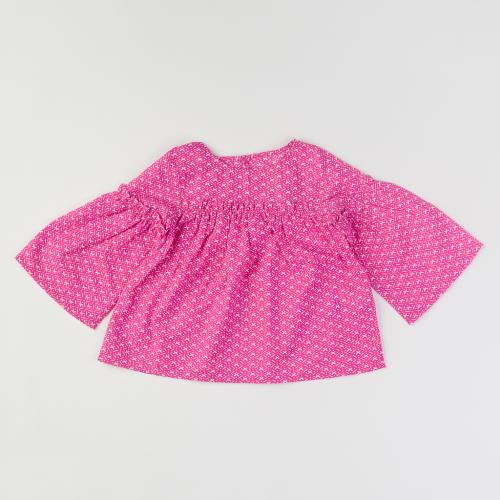 Детска риза за момиче Cikoby с дълъг ръкав X pink Цикламена