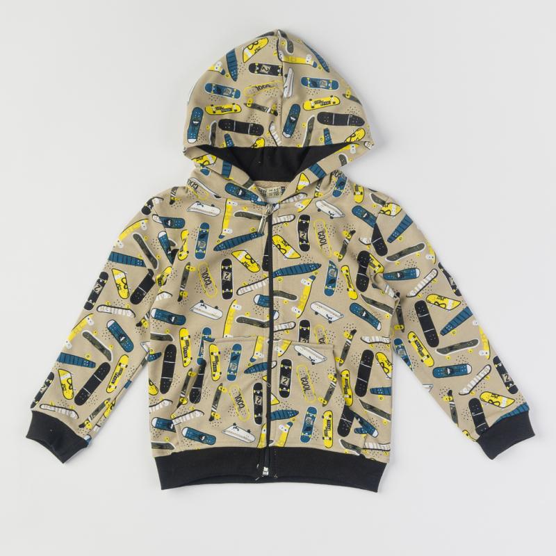 Childrens sweatshirt with a hood For a boy  Skate