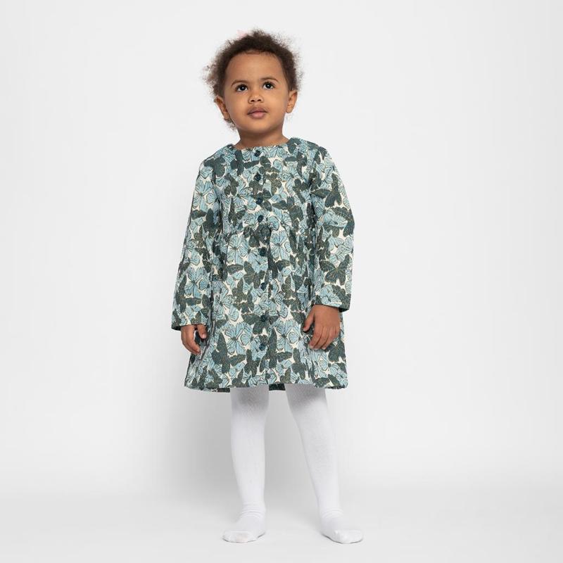 child dress with long sleeves  Baroque  Blue