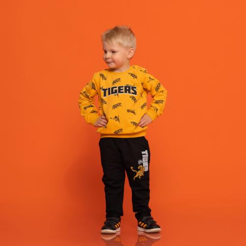 Детски спортен комплект за момче Breeze Tiger Жълт