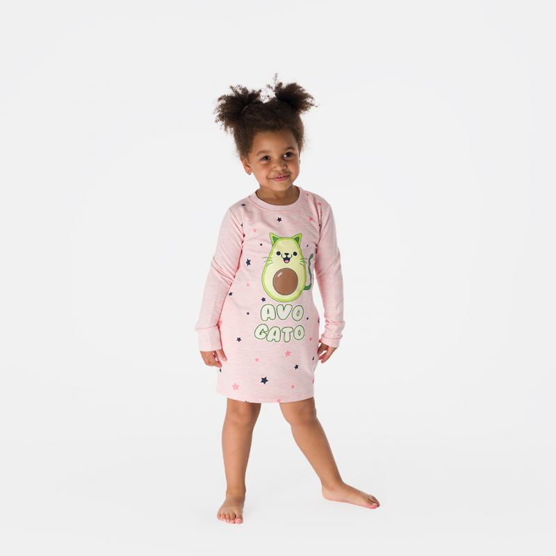 child dress with long sleeves  Breeze   Avo Cato  Pink