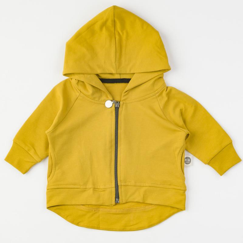Childrens sweatshirt unisex  RG Khaki   -  Mustard