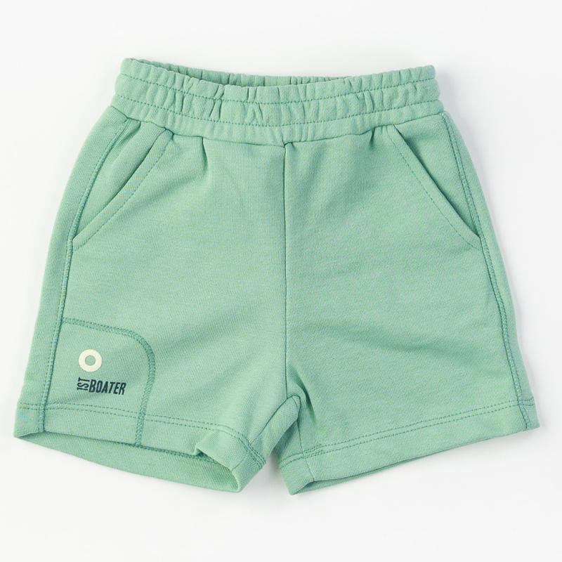 Childrens shorts For a boy  Cikoby Mint   -  Mint