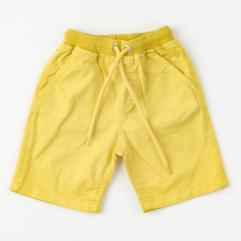 Детски къси панталонки  момче Mackays Yellow - Жълти