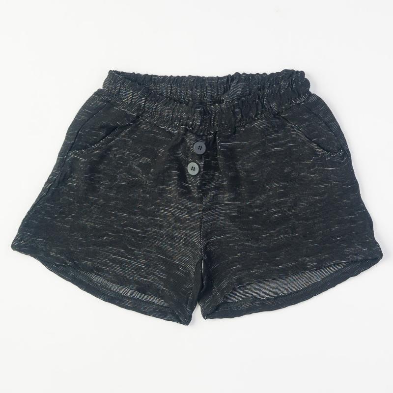 Childrens shorts For a girl  Cikoby  Black