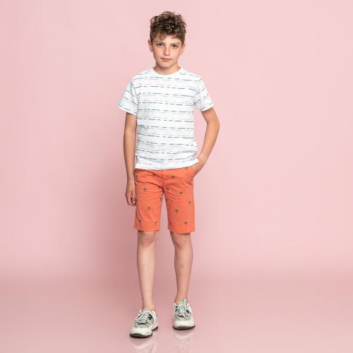 Детски комплект за момче тениска и къси панталонки Mackays Palms