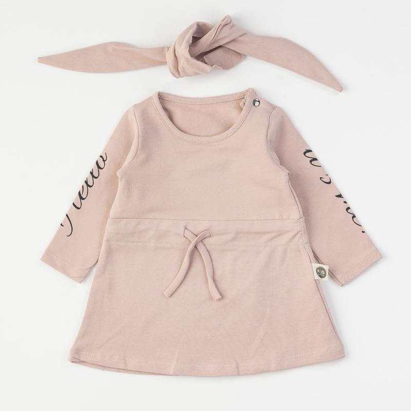 child dress with long sleeves  RG OXO  Powder