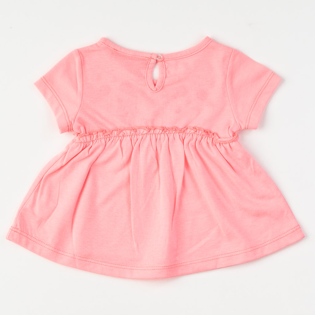 Παιδικό σετ Για Κορίτσι  тениска с клинче   Flowers   Cichlid  Ροζ
