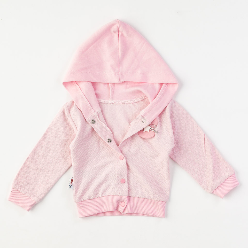 Βρεφικά σετ ρούχων απο 3 τεμαχια Για Κορίτσι  Cuddles  Ροζ