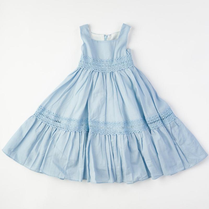 Dětské šaty  Kiggy Girls Blue sky   7/8  délka Světlemodrá