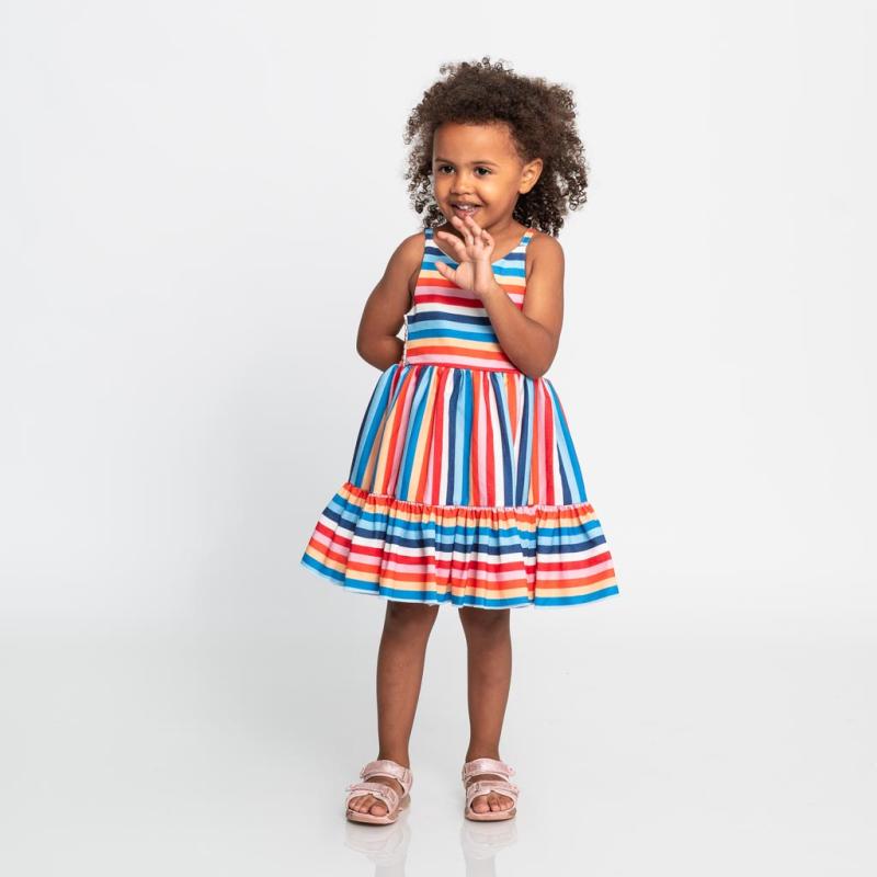 Παιδικο φορεμα  7/8  Μάκρος  Kiggy Girl colors  Πολύχρωμη