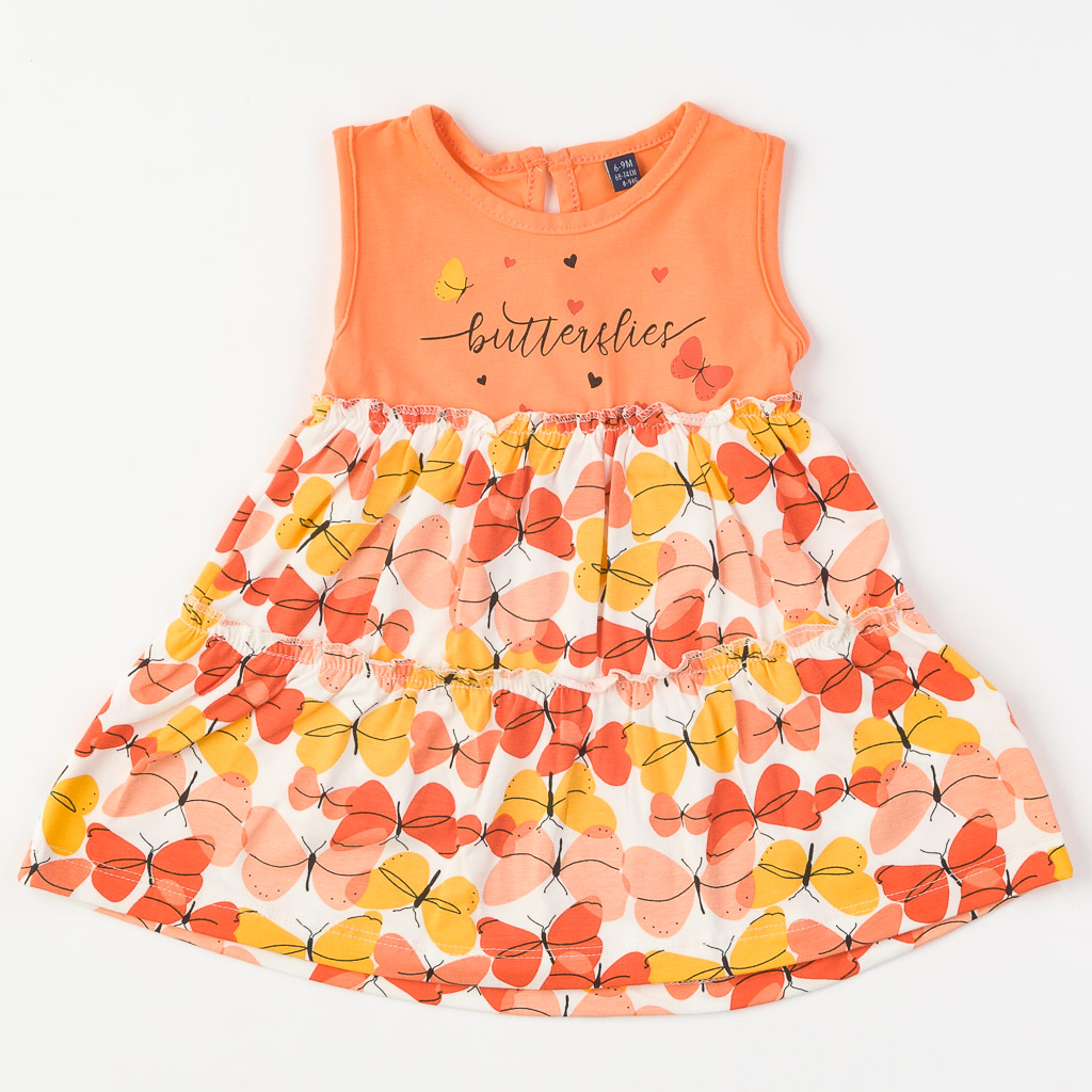 Βρεφικο φορεμα  Miniworld  Πορτοκαλη