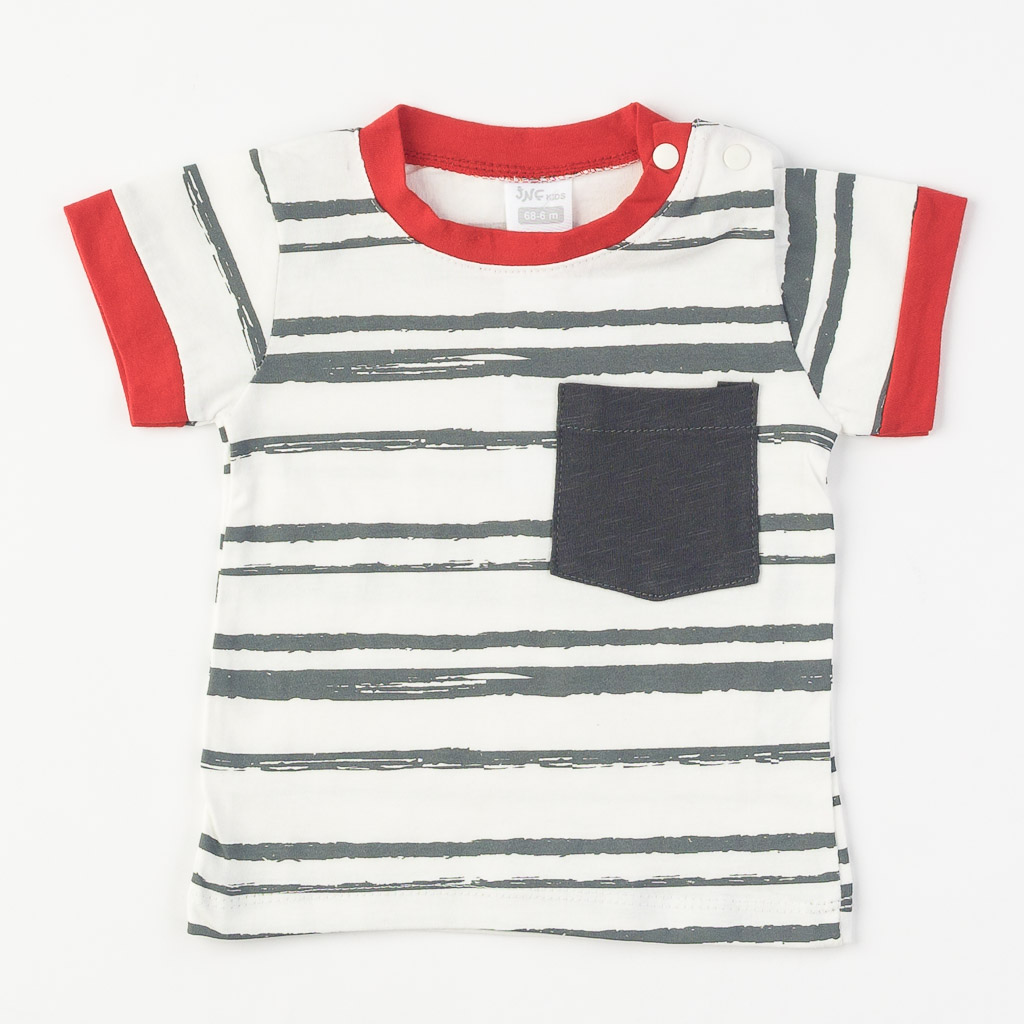 Βρεφικά σετ ρούχων Για Αγόρι Κοντομάνικη μπλούζα με Φόρμα  Voyage  Μουσταρδι