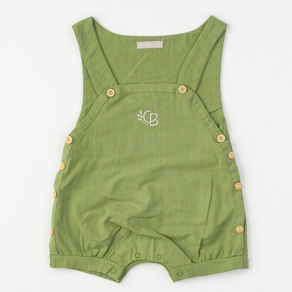 Βρεφικά σετ ρούχων Για Αγόρι Κοντομάνικη μπλούζα με Φόρμα  Green Boy  Πρασινο
