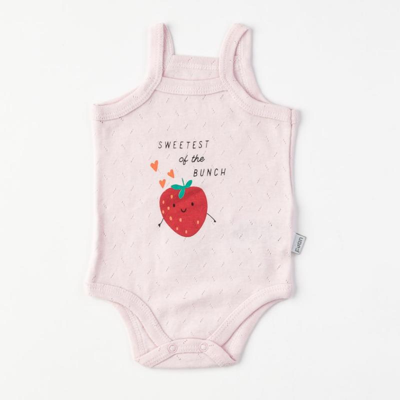 Baby bodysuit tank top For a girl  Sweetest of the Bunch  Pink