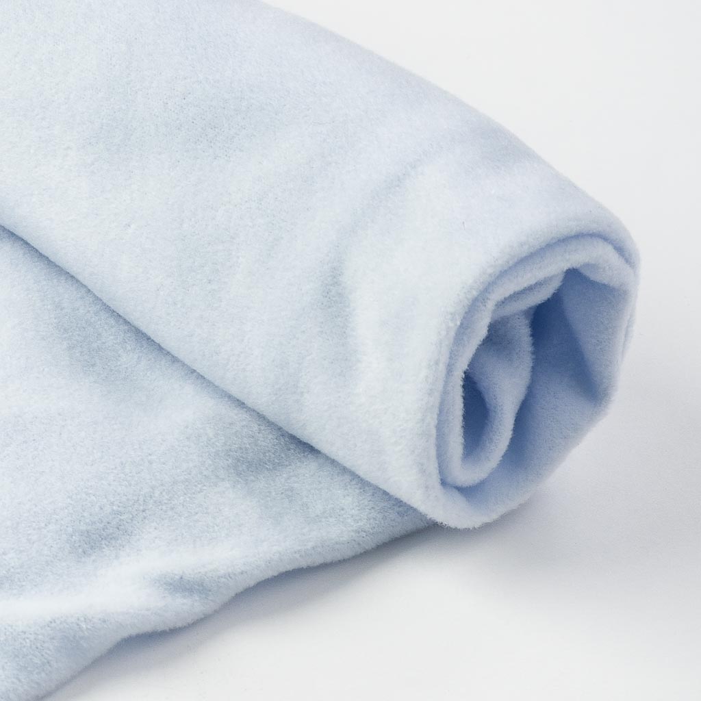Бебешко поларено одеялце 85x85 Синьо