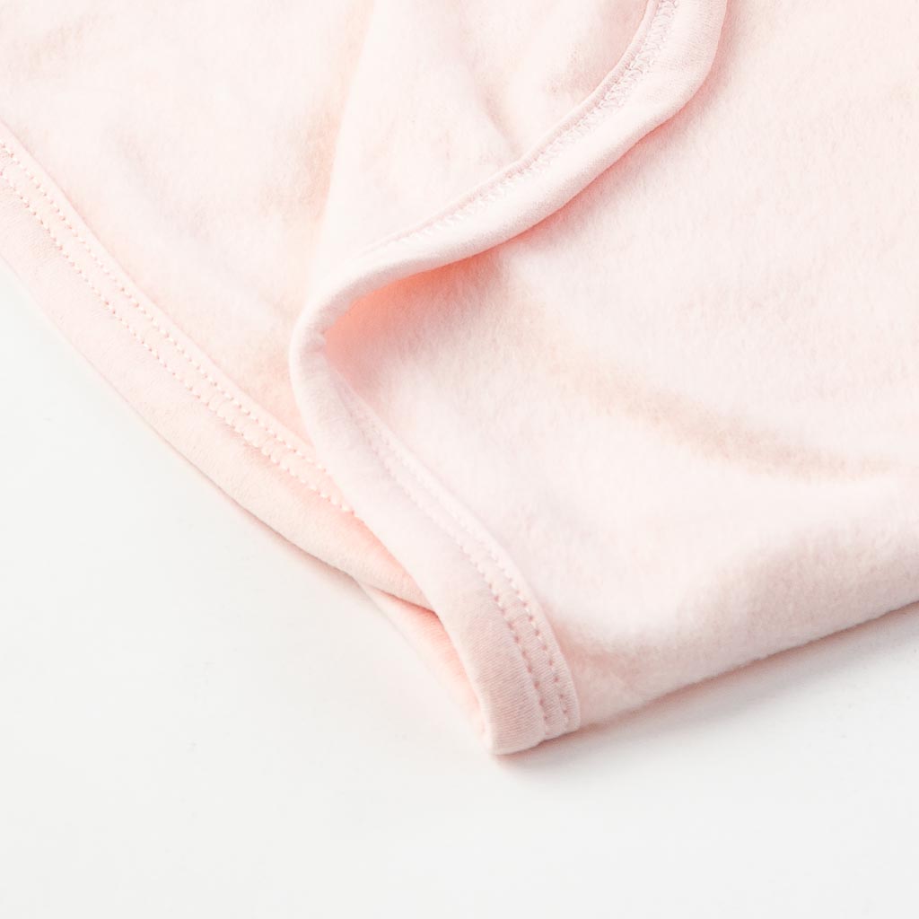 Бебешко поларено одеялце 85x85 Розово