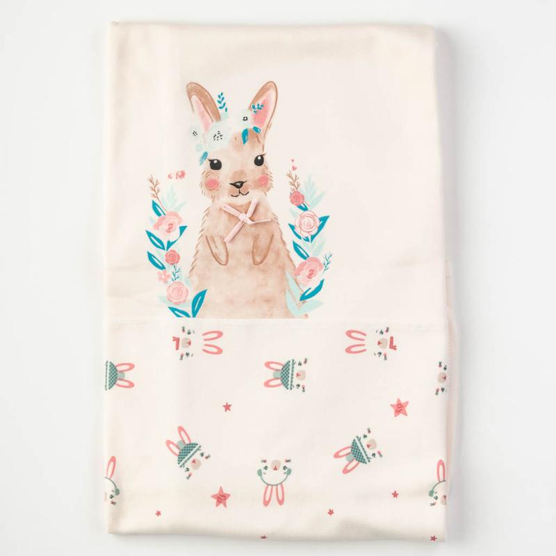Παιδικη κουβερτα Για Κορίτσι  90x85   Sweet rabbit  Μπεζ