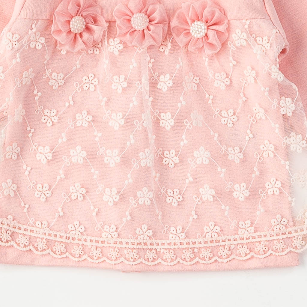 Βρεφικό σετ νεογέννητου με κουβερτουλα  с обувки  Για Κορίτσι  Little Princess  Ροζ