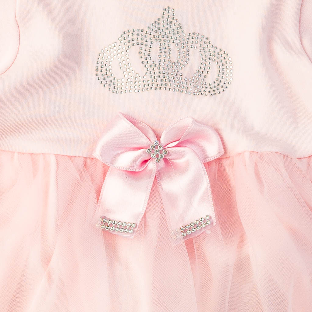 Βρεφικά σετ ρούχων Για Κορίτσι 3 τεμαχια με κορδελα για τα μαλλια  Princes  Ροζ