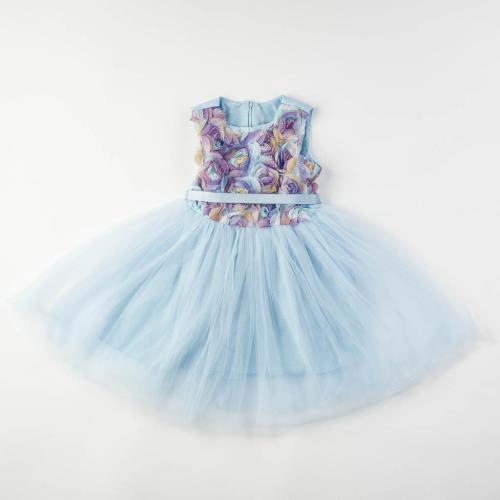 Детска официална рокля Exclusive Синя