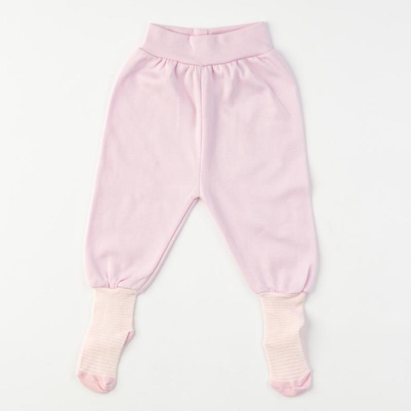 Baby pants For a girl with a sock pink