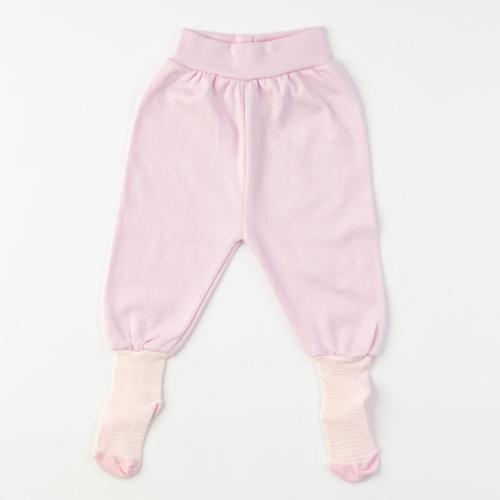 Бебешки ританки за момиче с чорапче Розови