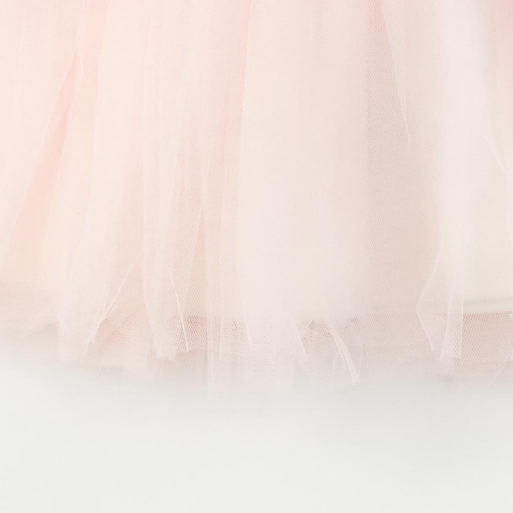 Βρεφικο επισημο φορεμα με μπολερο και στεμα  Bulsen  Ροζε