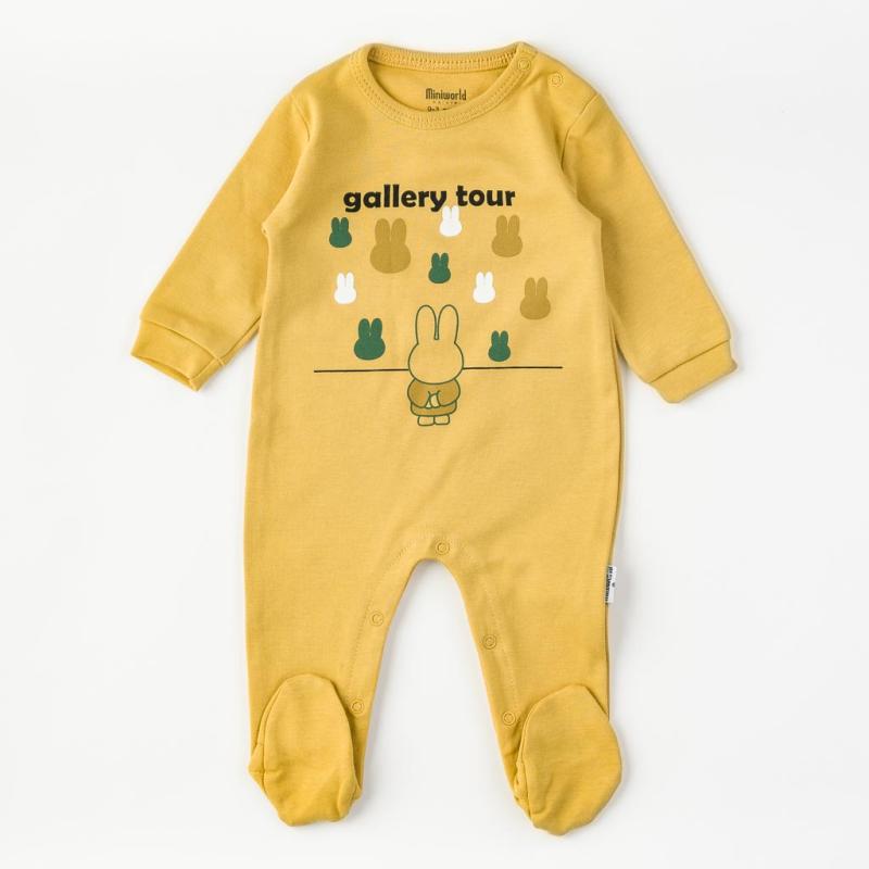 Baby overalls For a boy with long sleeves  Miniworld Gallery tour  Mustard