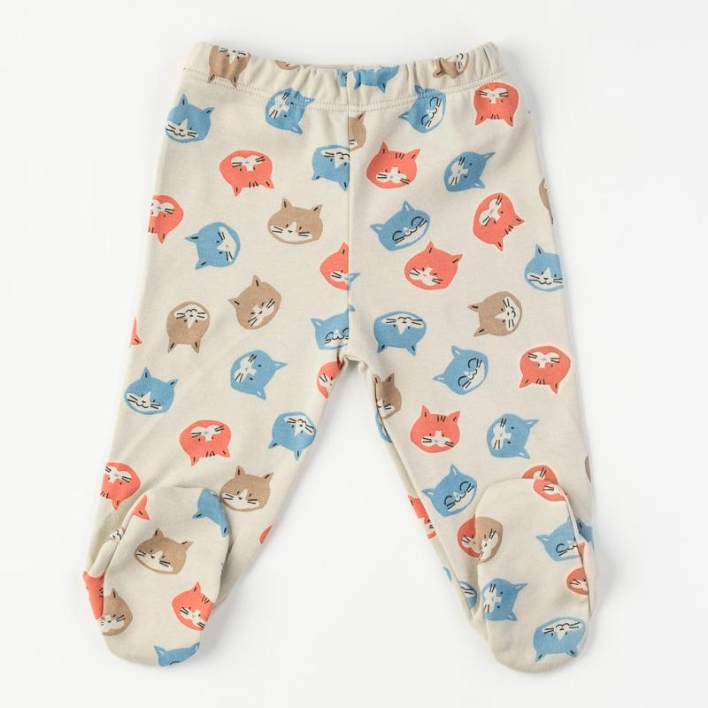 Baby pants For a boy  Cat  Beige