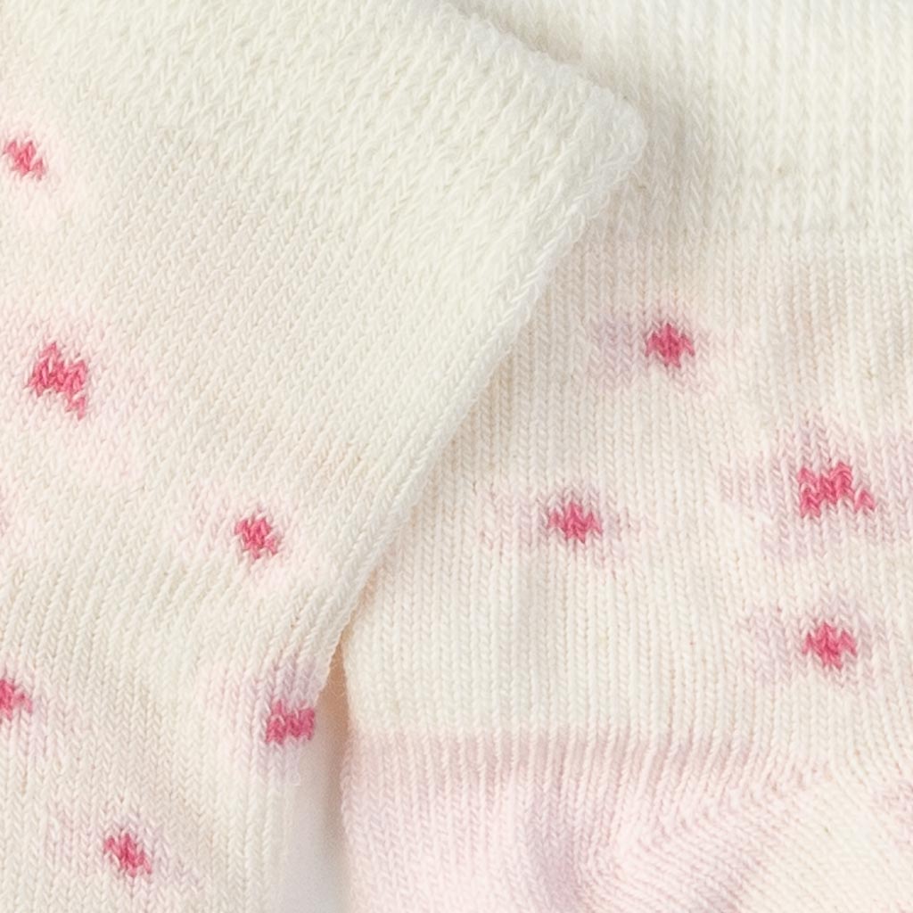 Σετ  3 чифта   бебешки чорапки  Για Κορίτσι  Findikbebe - Flowers