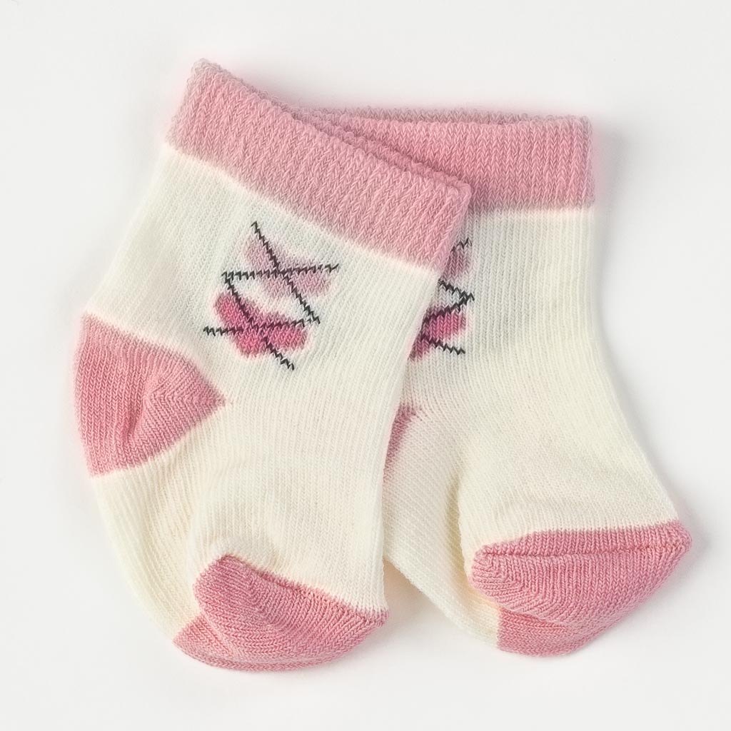 Σετ  3 чифта   бебешки чорапки  Για Κορίτσι  Findikbebe - Classic
