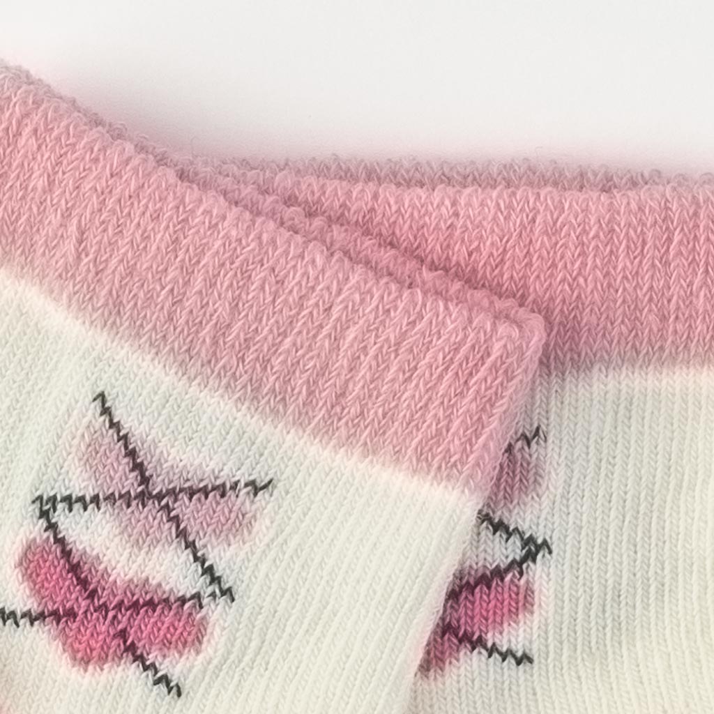 Комплект 3 чифта бебешки чорапки за момиче Findikbebe - Classic