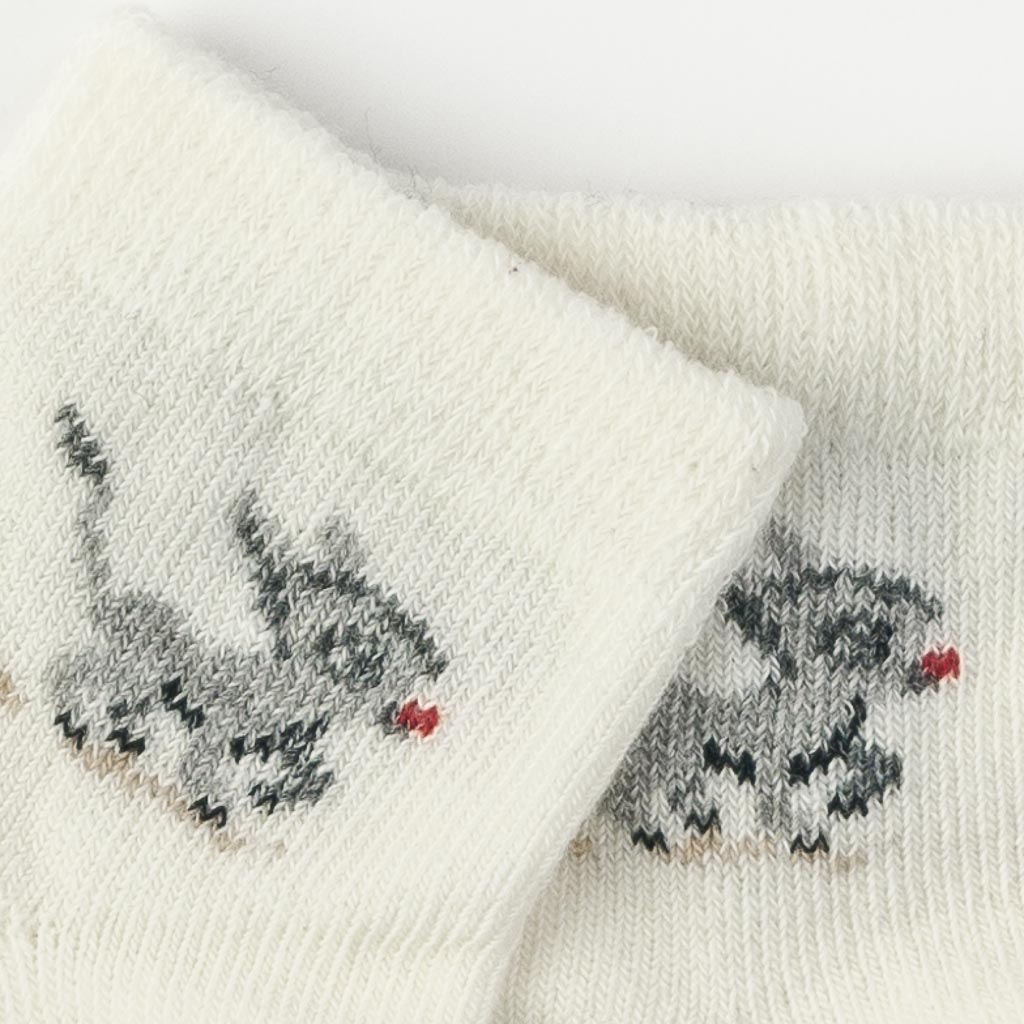 Σετ  3 чифта   бебешки чорапки  Για Αγόρι  Findikbebe -    Dots