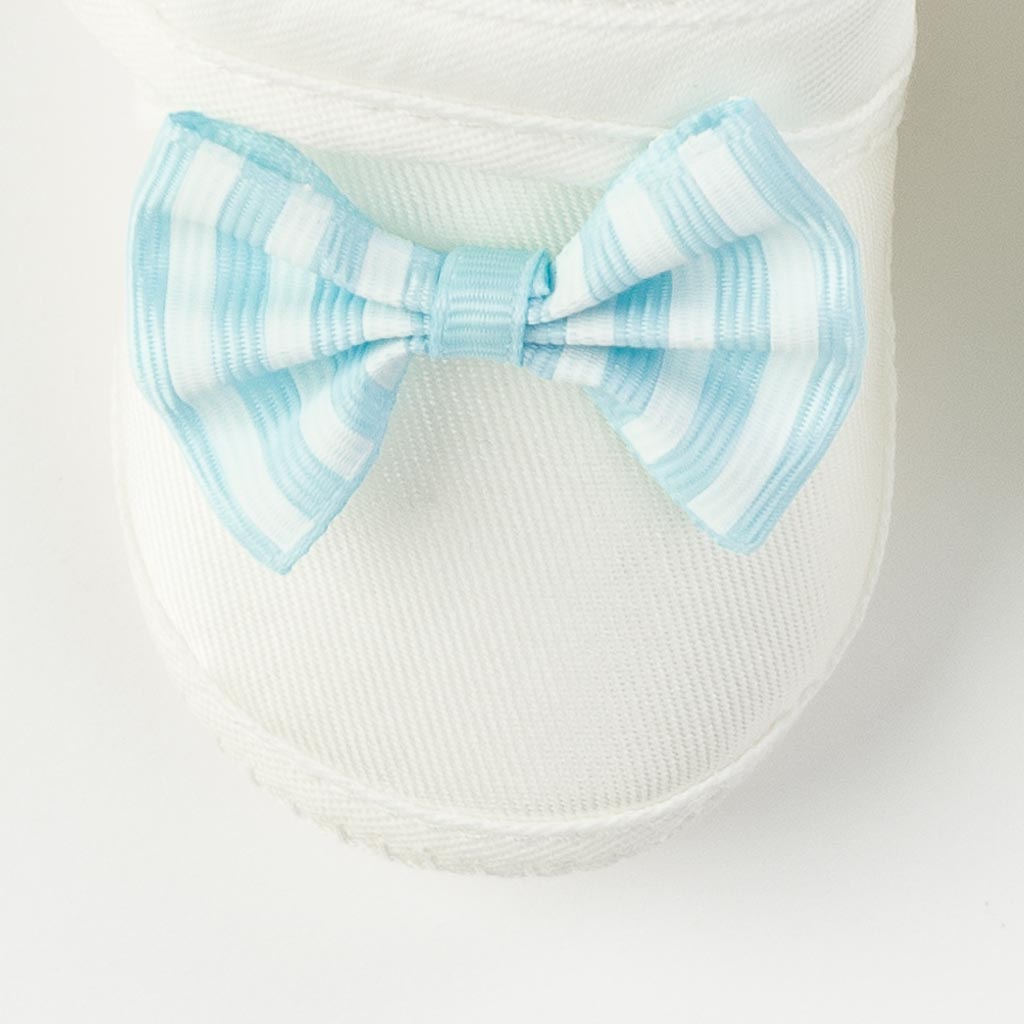 Βρεφικά σετ ρούχων Για Αγόρι καπελο με  обувчици   Leylek   Blue ribbon