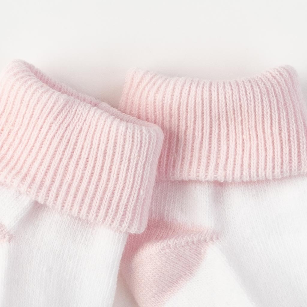 Бебешки чорапки  Για Κορίτσι  Mini damla   Love  ροζ