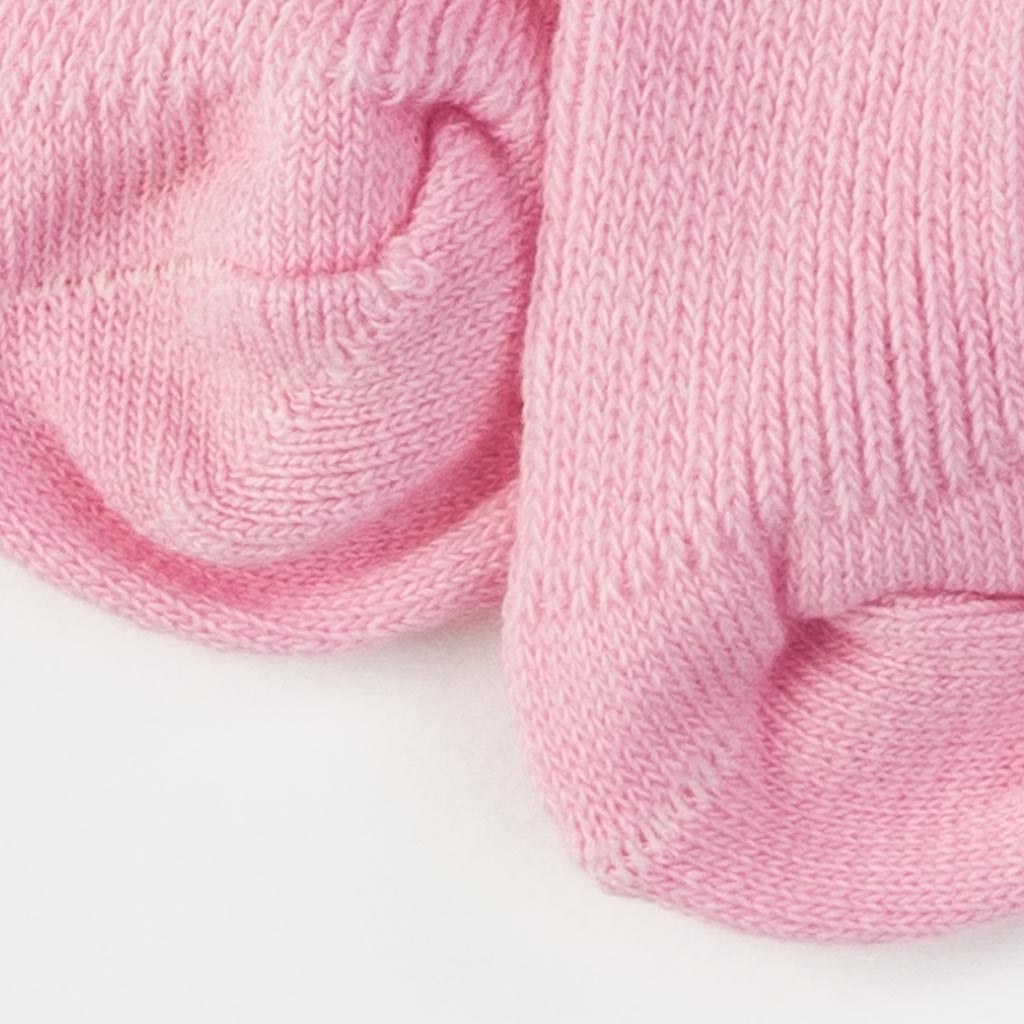 Бебешки чорапки за момиче с панделка Findikbebe Розови