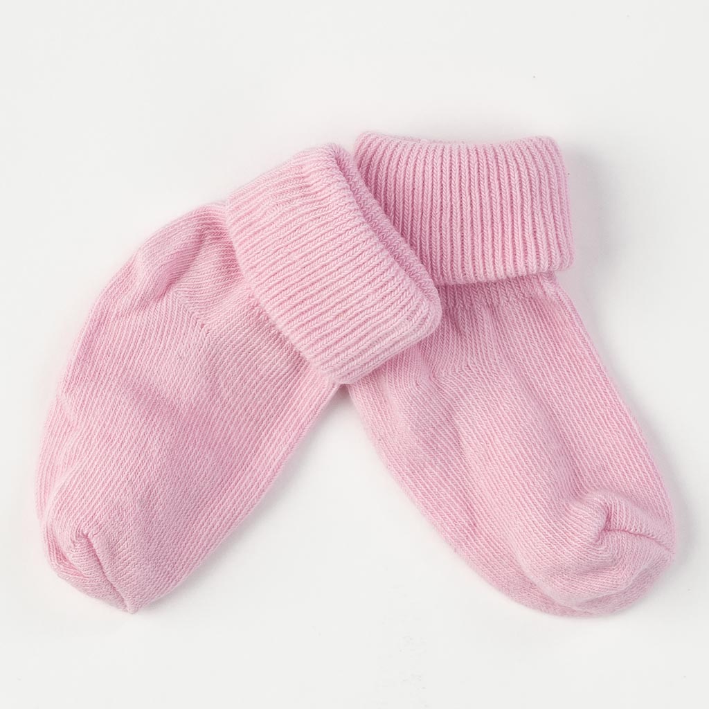 Бебешки чорапки за момиче Lycra  Розови